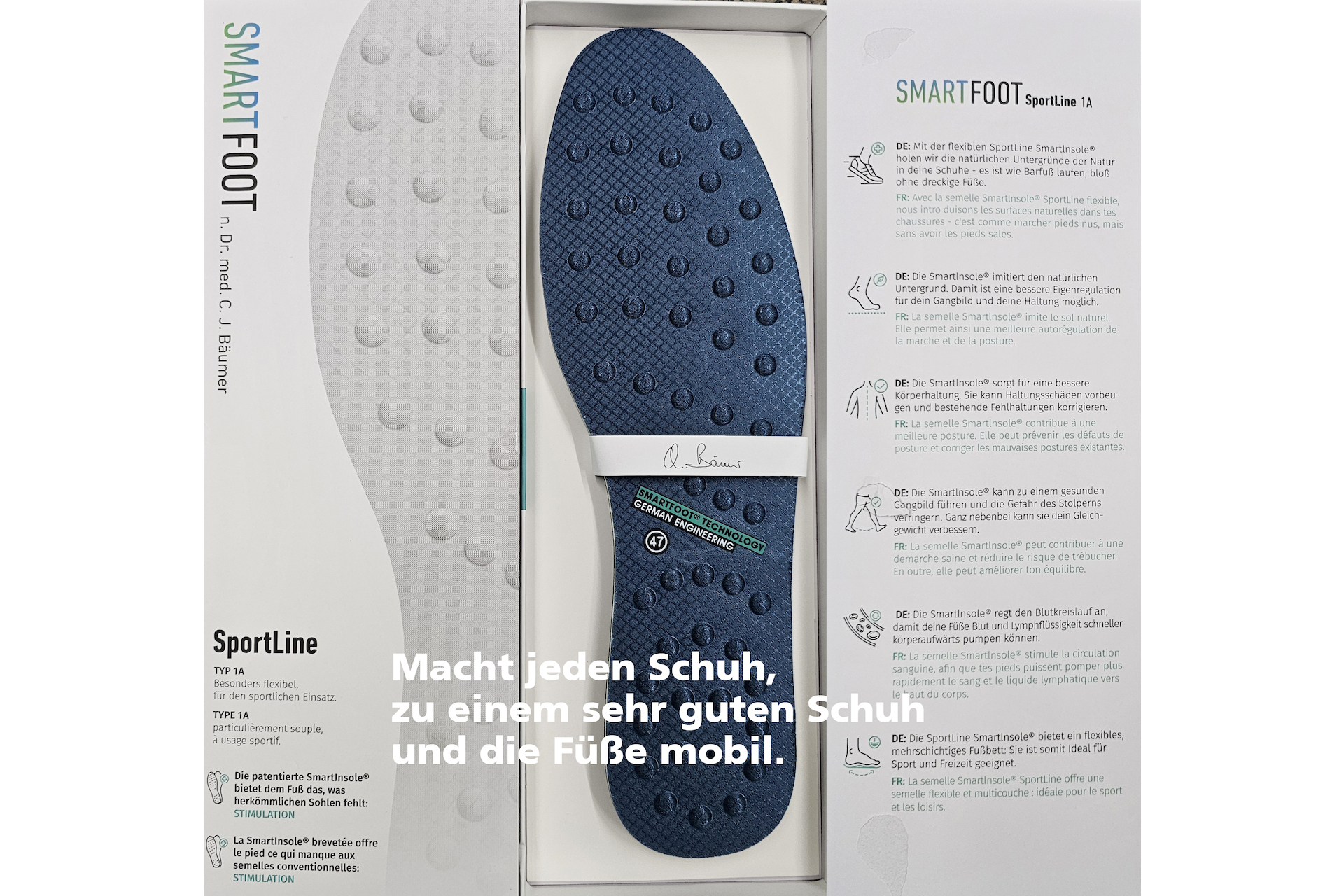 SmartInsole - Fußbettung